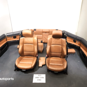 ✅07-13 OEM BMW E93 Door Panels Seats Brown Complete Interior SET *NOTE