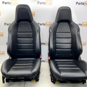 08-11 Mercedes W204 C63 AMG Front Right & Left Complete Seat Cushion Black OEM