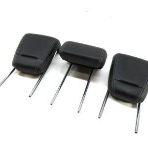 12-19 ML GL X166 W166 REAR 2ND ROW LEFT RIGHT CENTER SEAT HEADREST SET3 (BLACK)