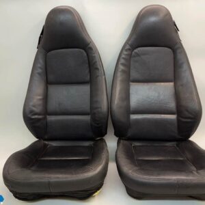 2001 BMW Z3 Roadster Seat Cushion Upper Lower Black Leather Set Right+Left