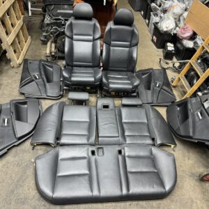 2006-2010 BMW E60 M5 Sedan Original Black Interior Back Seats Rear Door Panels