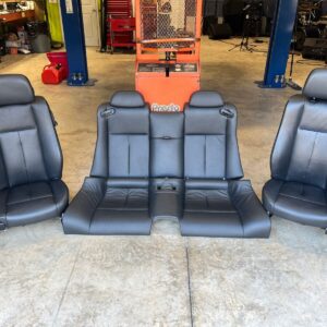 2008 Bmw 650i Front Rear Seat Set - Black Leather Heated - E63 COUPE ONLY - 130k