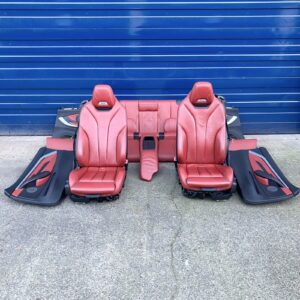 2015-2020 BMW M4 F83 Convertible Sakhir Orange Red complete Interior Seats Panel
