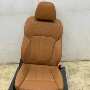 2016-2019 BMW 750I G12 OEM RH FRONT RIGHT SEAT ASSEMBLY - COGNAC NAPPA LEATHER