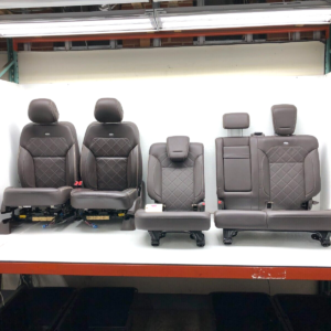 2016-2019 MERCEDES GLE FRONT REAR DESIGNO BROWN LEATHER SEAT FULL SET OEM
