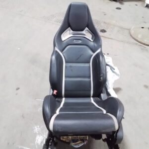 2017 MERCEDES-BENZ C63S Black Leather Driver Left Side Front Seat Trim 811A