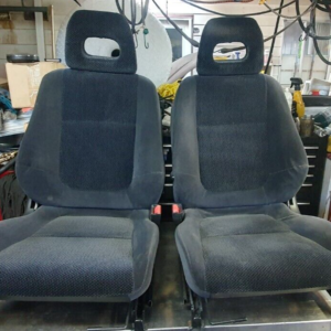 94-01 Acura Integra coupe OEM front black cloth seats,dc2,db8,eg6,eg9,em1