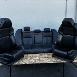 FULL LEATHER SEAT SEATS FRONT REAR HEATED SET BMW F10 550 535 M5 (2012-2016) OEM