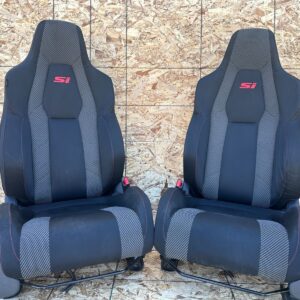 HONDA CIVIC SEDAN SI 17-21 OEM FRONT RIGHT & LEFT SEAT SET COMPLETE BLACK 65K