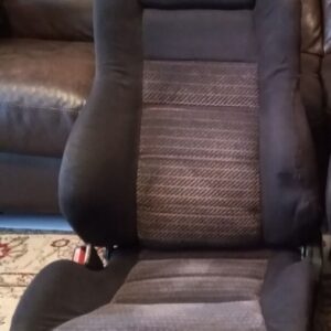 Honda CRX Si 89-91 Red Stripe Driver Seat Front Left LH OEM 1989 1990 1991