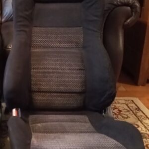 Honda CRX Si 89-91 Red Stripe Driver Seat Front Left LH OEM 1989 1990 1991