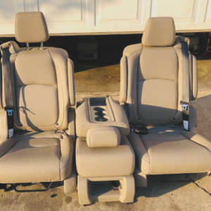 Honda Odyssey Seats 2021-2024 2nd Row Beige Leather Sprinter Transit Promaster