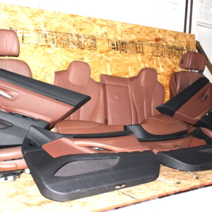 Interior Seat Panel Set Leather Zimtbraun OEM BMW F06 650i 640i Gran Coupe 13-15
