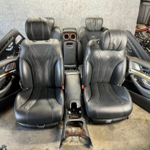 MERCEDES W222 S63 S65 AMG SPORT SEAT SEATS ARM REST LEATHER DOOR PANEL OEM